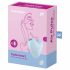 Satisfyer Cutie Heart - opvouwbare lucht vibrator (blauw)