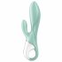 Satisfyer Air Pump Konijn 5 - slimme opblaasbare vibrator (mint)