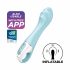 Satisfyer Air Pump Vibrator 5 - slimme pompende vibrator (blauw)