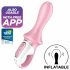 Satisfyer Air Pump Booty 5 - Smart Inflatable Anal Vibrator (Pink) 