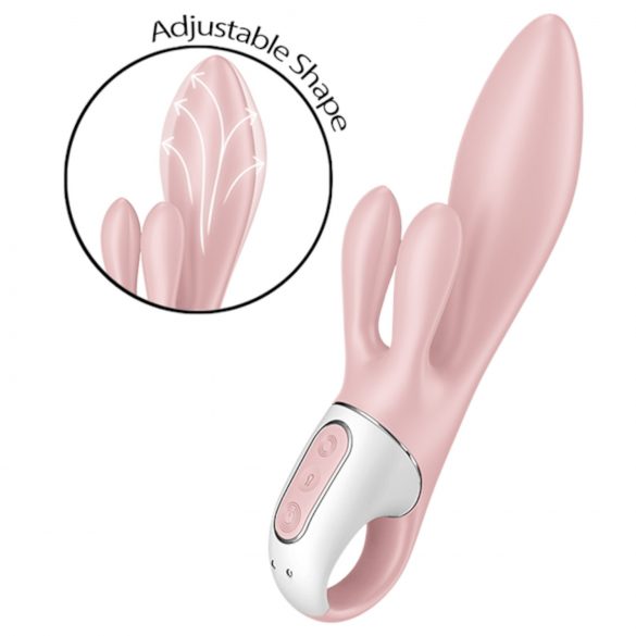 Satisfyer Air Pump Bunny 3 - Vibromasseur gonflable (rose)