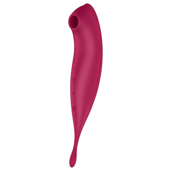 Satisfyer Twirling Pro - slimme 2in1 clitoris vibrator (rood)