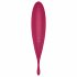 Satisfyer Twirling Pro - slimme 2in1 clitoris vibrator (rood)