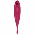 Satisfyer Twirling Pro - slimme 2in1 clitoris vibrator (rood)