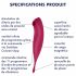 Satisfyer Twirling Pro - slimme 2in1 clitoris vibrator (rood)