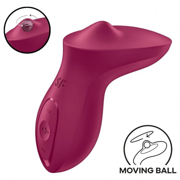 Satisfyer Exciterrr - roterende kralletjes clitoris vibrator (rood)