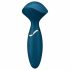 Satisfyer Mini Wand-er - oplaadbare, waterdichte vibratiemassager (blauw)