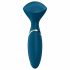 Satisfyer Mini Wand-er - oplaadbare, waterdichte vibratiemassager (blauw)