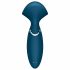 Satisfyer Mini Wand-er - oplaadbare, waterdichte vibratiemassager (blauw)