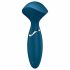 Satisfyer Mini Wand-er - oplaadbare, waterdichte vibratiemassager (blauw)