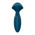 Satisfyer Mini Wand-er - oplaadbare, waterdichte vibratiemassager (blauw)