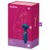 Satisfyer Mini Wand-er - oplaadbare, waterdichte vibratiemassager (blauw)