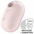 Satisfyer Pro To Go 2 - oplaadbare luchthulliggere clitoris stimulator (beige)