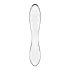 Satisfyer Dazzling Crystal 1 - 2 puntige glazen dildo (doorzichtig)