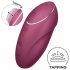 Satisfyer Tap & Climax 1 - 2-in-1 vibrator en clitorisstimulator (rood)