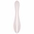 Zadeldruk - oplaadbare, waterdichte G-spot vibrator (beige)