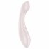 Zadeldruk - oplaadbare, waterdichte G-spot vibrator (beige)