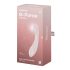 Zadeldruk - oplaadbare, waterdichte G-spot vibrator (beige)