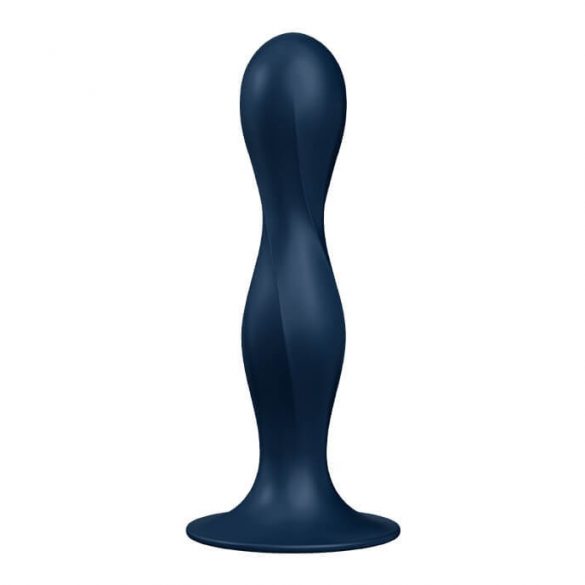 Satisfyer Double Ball-R - zuignap dildo gewicht (donkerblauw)