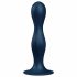 Satisfyer Double Ball-R - zuignap dildo gewicht (donkerblauw)