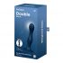 Satisfyer Double Ball-R - zuignap dildo gewicht (donkerblauw)