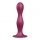 Satisfyer Dubbele Bal-R - zuigvoet dildo (rood)