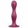 Satisfyer Dubbele Bal-R - zuigvoet dildo (rood)