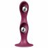 Satisfyer Dubbele Bal-R - zuigvoet dildo (rood)