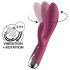 Satisfyer Spinning Rabbit 1 - draaiende clitorisstimulator vibrator (rood)