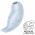 Satisfyer Seal You Soon - oplaadbare, luchtdruk clitoris stimulator (blauw)