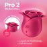 Satisfyer Pro 2 Roos Modern - oplaadbare luchtdruk clitorisstimulator (rood)