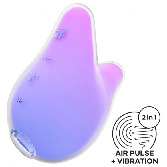 Satisfyer Mermaid Vibes - luchtdruk clitorisstimulator (paars-roze)