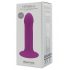 Hitsens 6 - flexibele, zuignap dildo (paars)