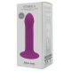 Hitsens 6 - flexibele, zuignap dildo (paars)