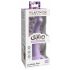 Dillio Curious Five - siliconen dildo met zuignap (15cm) - paars