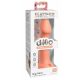 Dillio Grote Held - siliconen dildo met zuignap (17cm) - oranje