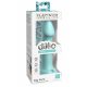 Dillio Grote Held - zuignap dildo (17 cm) - turquoise