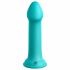 Dillio Grote Held - zuignap dildo (17 cm) - turquoise