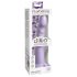 Dillio Slim Zeven - zuignapstimulatie dildo (20cm) - paars