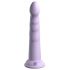 Dillio Slim Zeven - zuignapstimulatie dildo (20cm) - paars