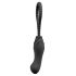 Zwarte Fluweel Perfecte Pasvorm - strapless strap-on dildo (zwart)