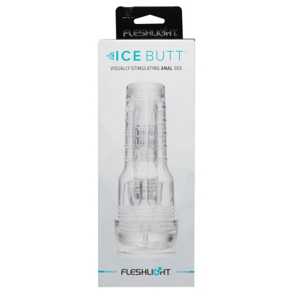 Fleshlight Ice Butt - kunst kont masturbator (doorzichtig)