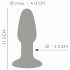 You2Toys - siliconen anale dildo (kleurrijk)