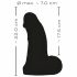 Realistixxx Reus Dildo - 22 cm (zwart)