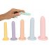 Zes in Een Rij - dildo trainingen set - 6st (gekleurde)