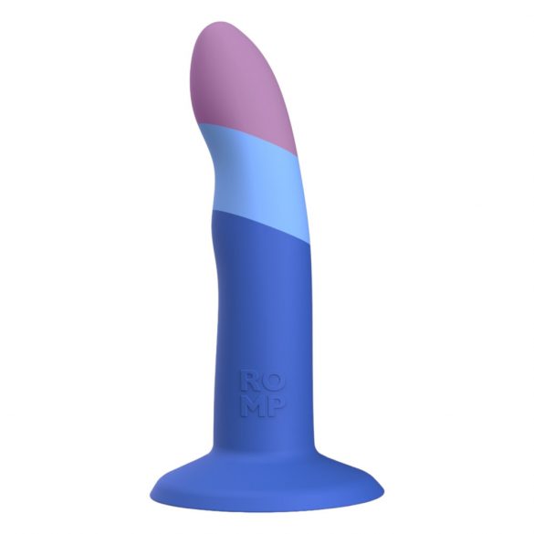 ROMP Piccolo - flexibele siliconen dildo (blauw-paars)