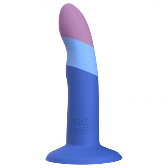 ROMP Piccolo - flexibele siliconen dildo (blauw-paars)