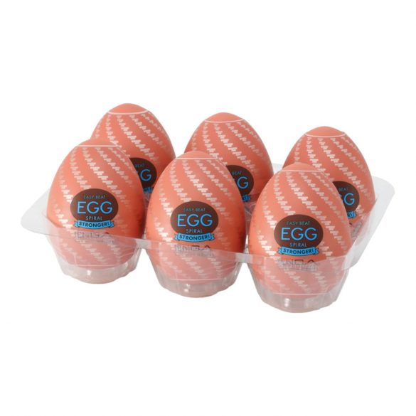 TENGA Egg Spiral Stronger - masturbatie-ei (6 stuks)