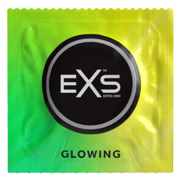 EXS Glow - gloeiende condoom (3 st.)