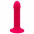 Hitsens 2 - oplaadbare, vormbare vibrator met voet (roze)